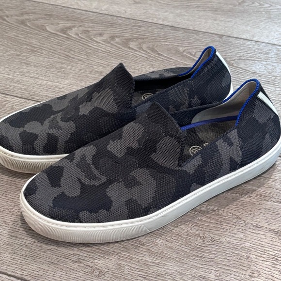 Rothy's Shoes - Rothys The Sneaker Womens‎ 10 Grey Camo Slip On Knit Sustainable Washable Shoes
